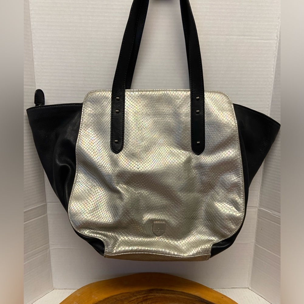ROMYGOLD holographic snakeskin Leather Tote bag